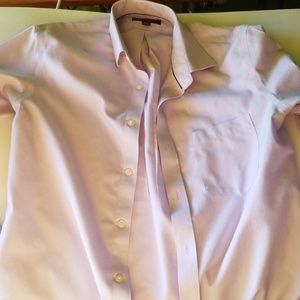 Purple button up classic fit